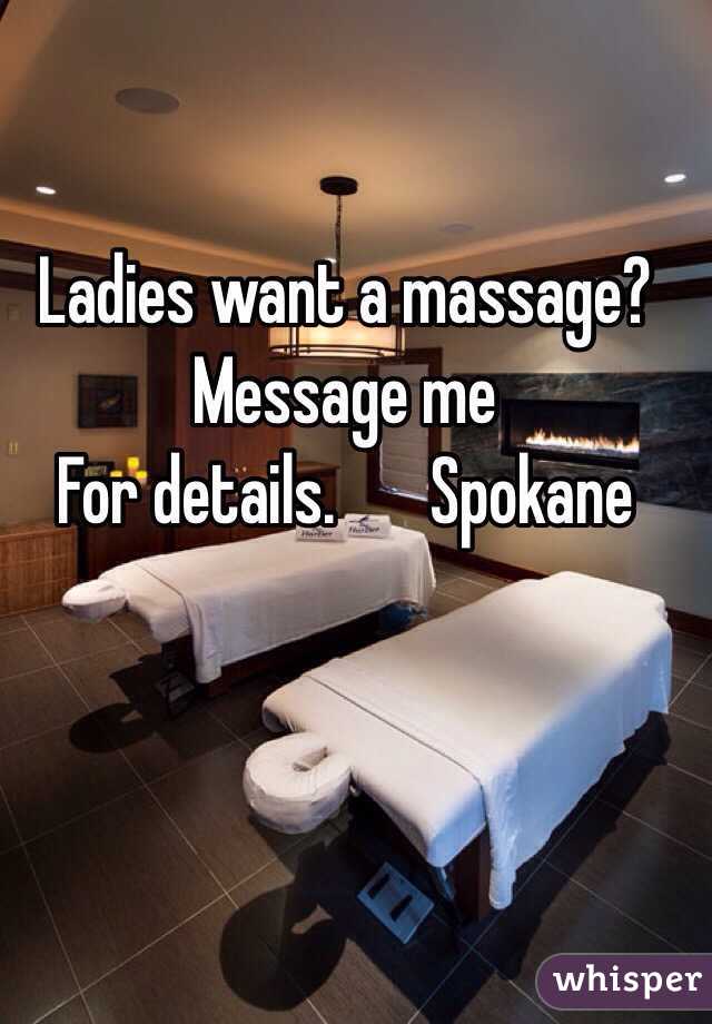 Ladies want a massage? Message me
For details. ️Spokane 