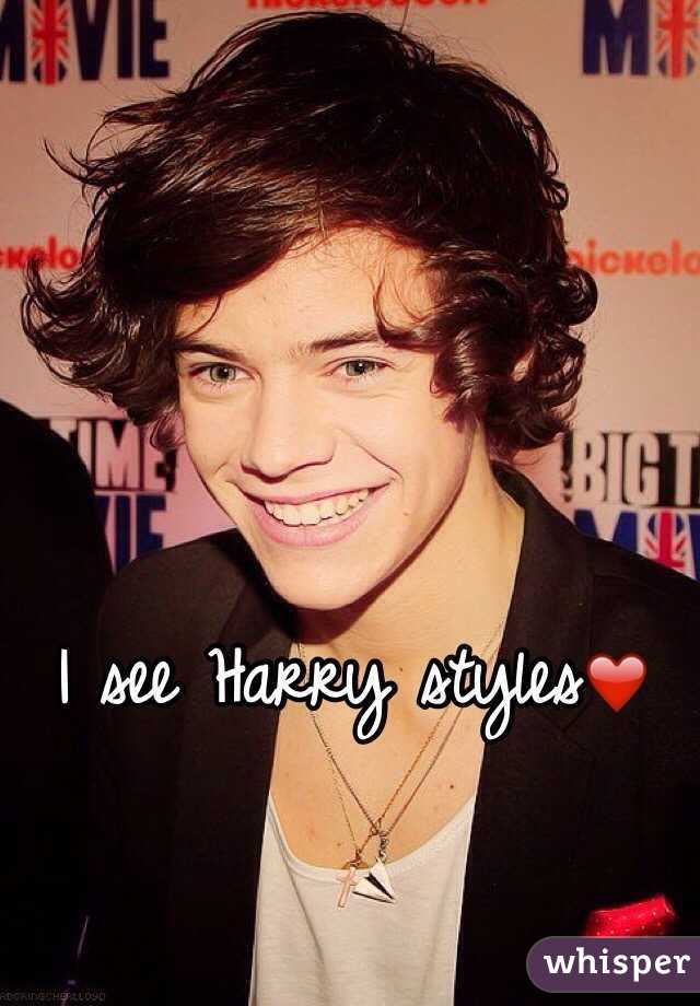 I see Harry styles❤️