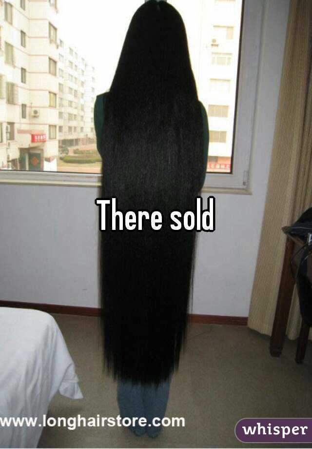 There sold