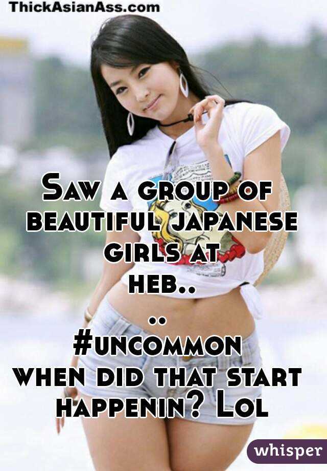 Saw a group of beautiful japanese girls at heb....
#uncommon
when did that start happenin? Lol