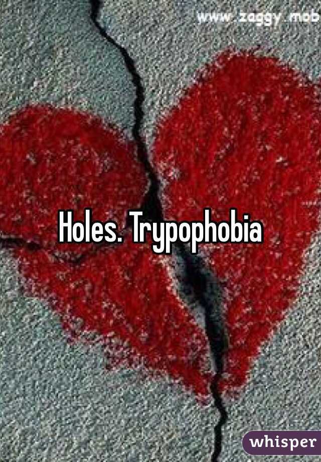 Holes. Trypophobia 