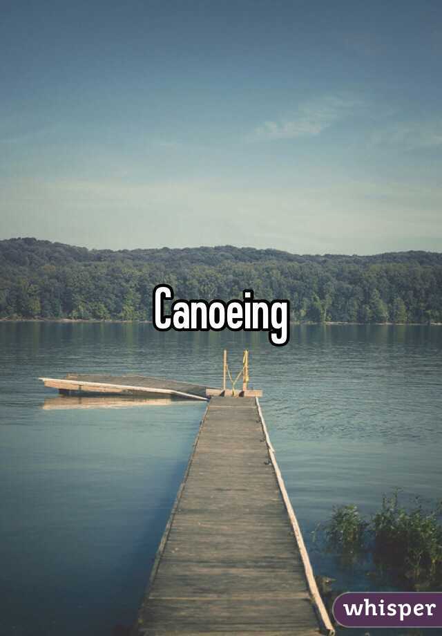 Canoeing 