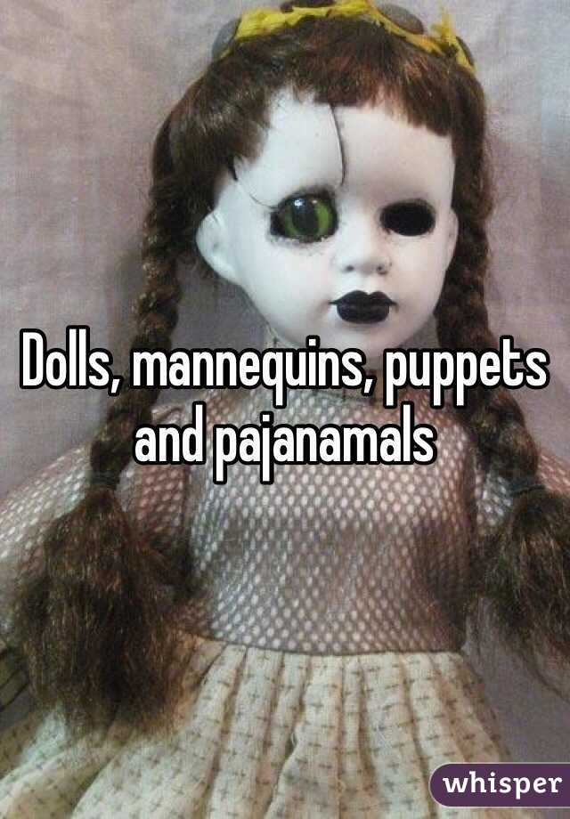 Dolls, mannequins, puppets and pajanamals