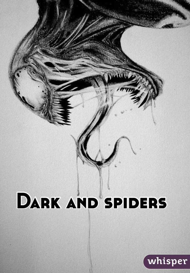 Dark and spiders