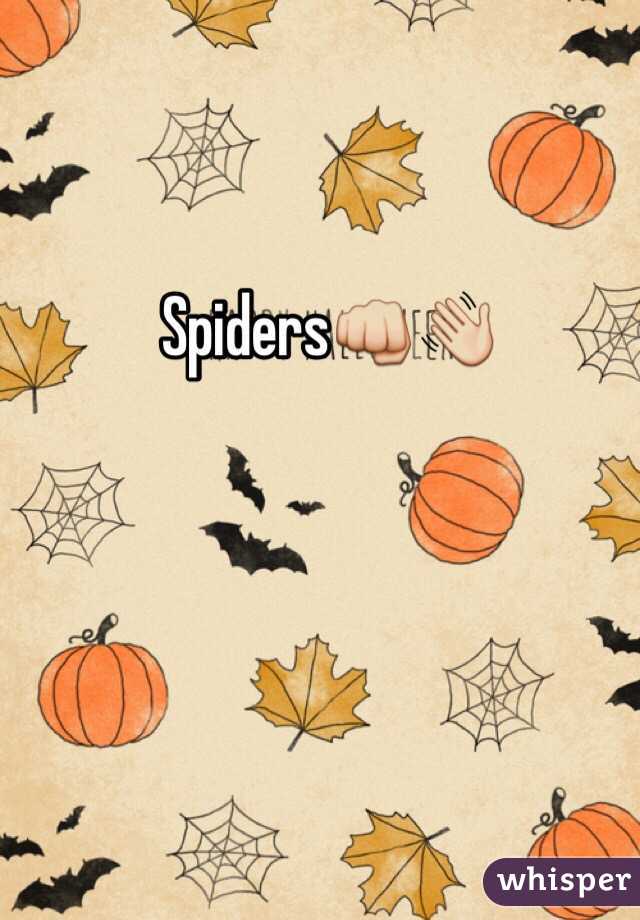 Spiders👊👋