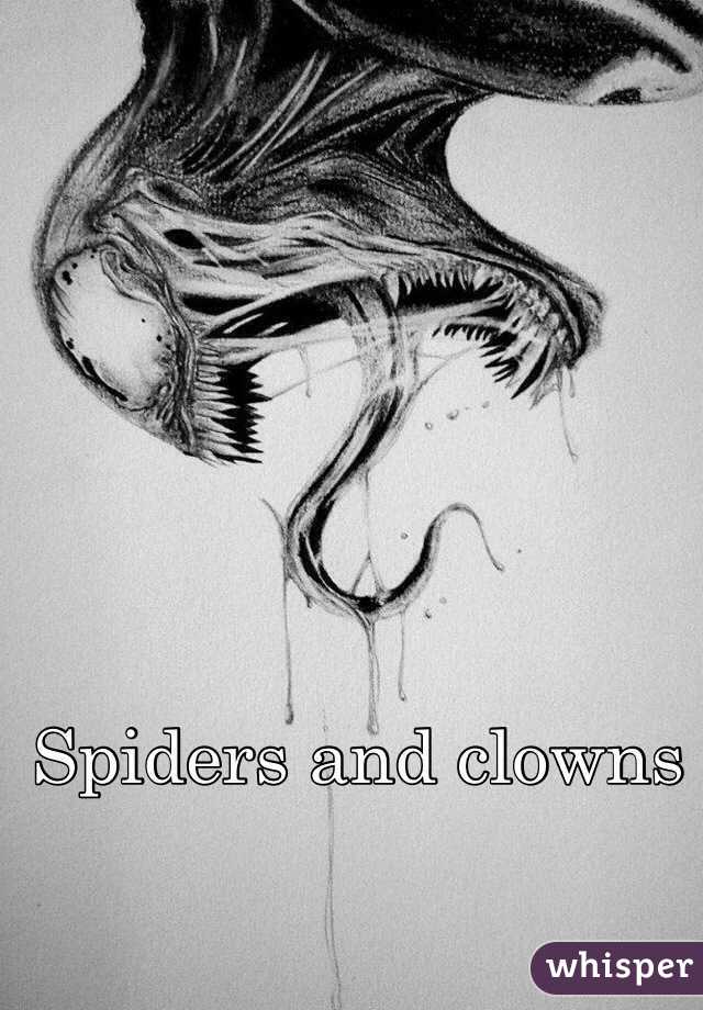 Spiders and clowns 