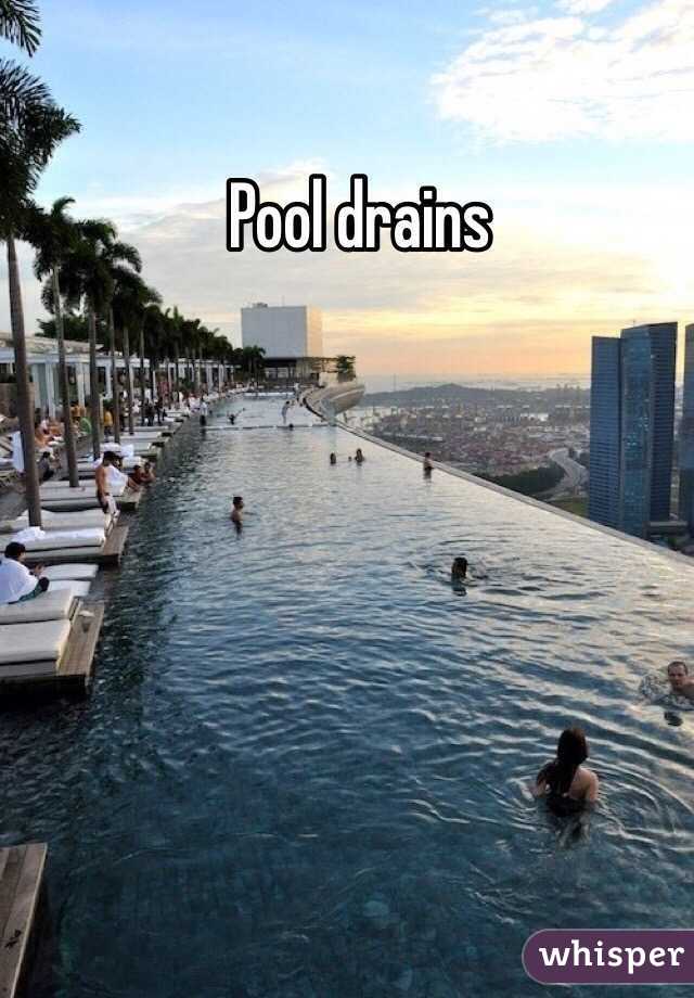 Pool drains