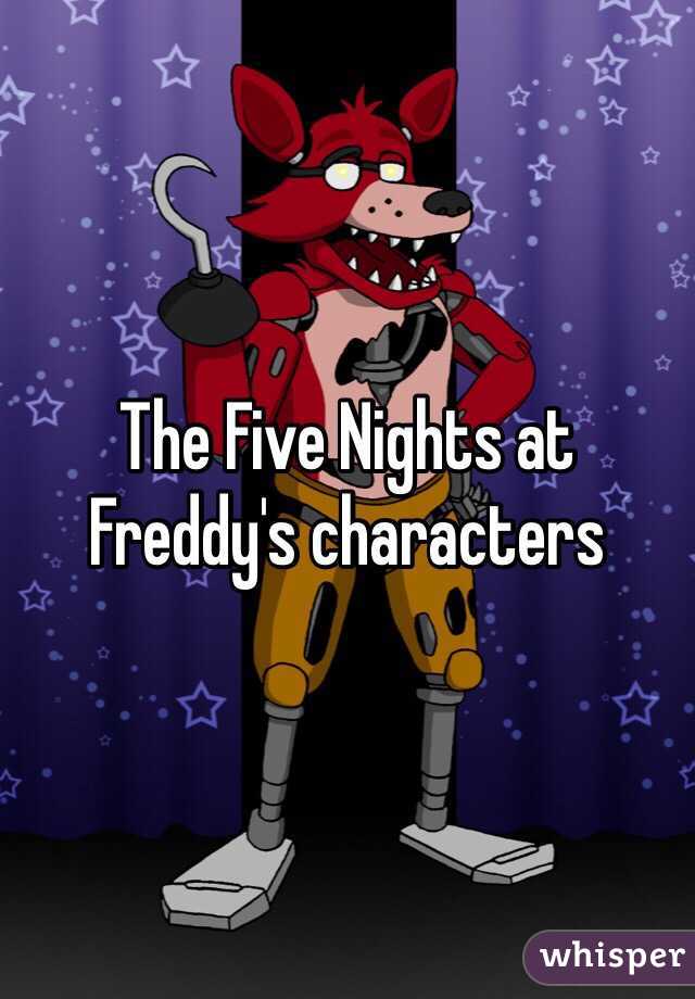 The Five Nights at Freddy's characters 