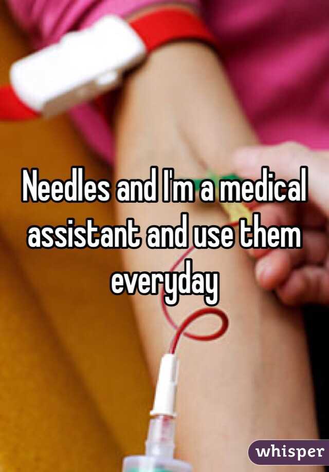 Needles and I'm a medical assistant and use them everyday 