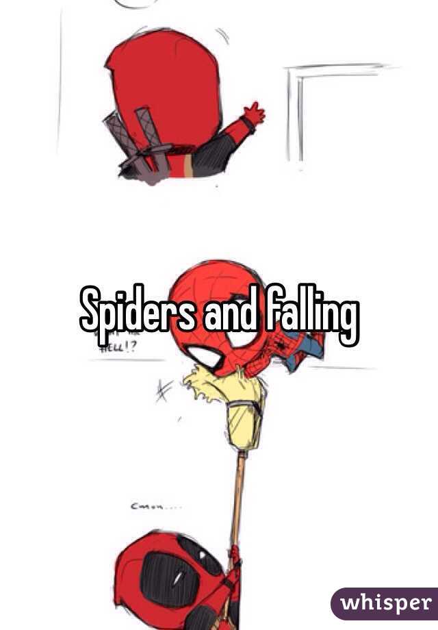 Spiders and falling 