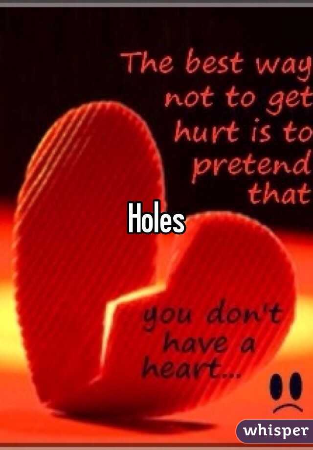 Holes