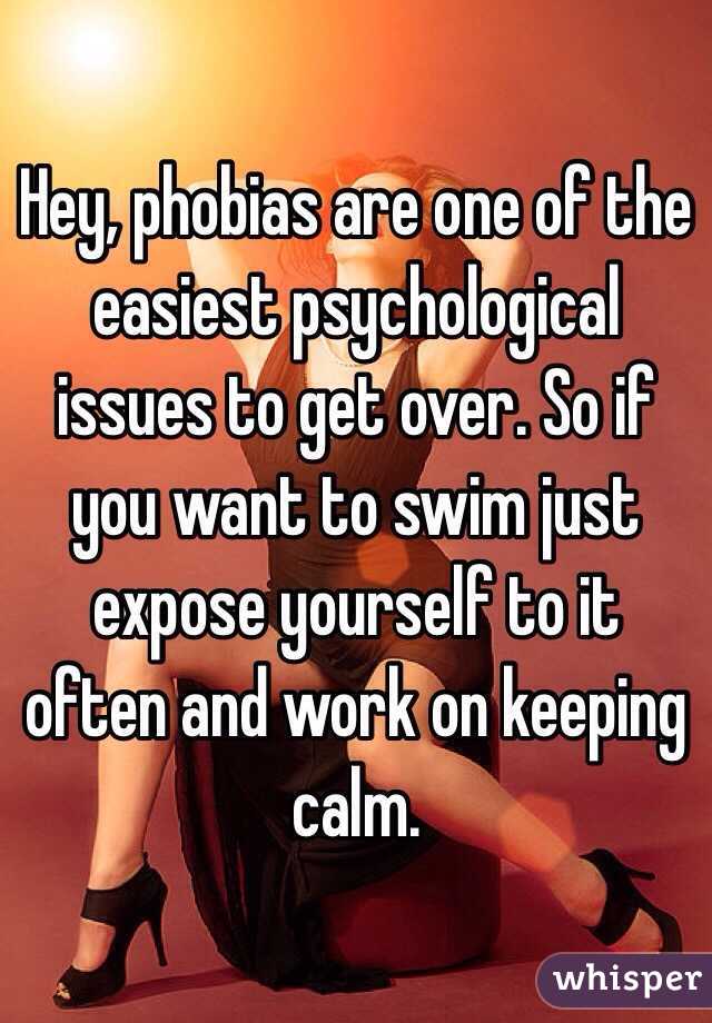 Hey, phobias are one of the easiest psychological issues to get over. So if you want to swim just expose yourself to it often and work on keeping calm.