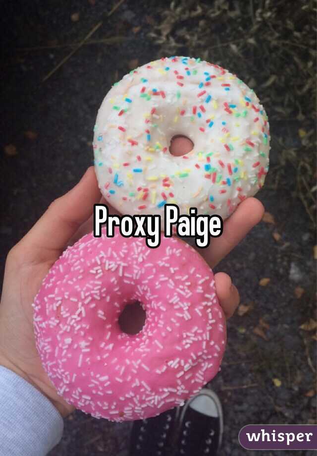 Proxy Paige 