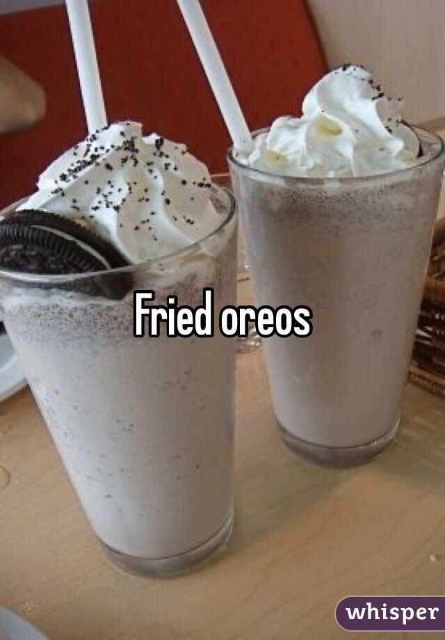 Fried oreos