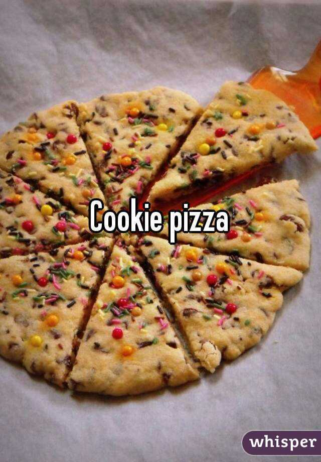 Cookie pizza