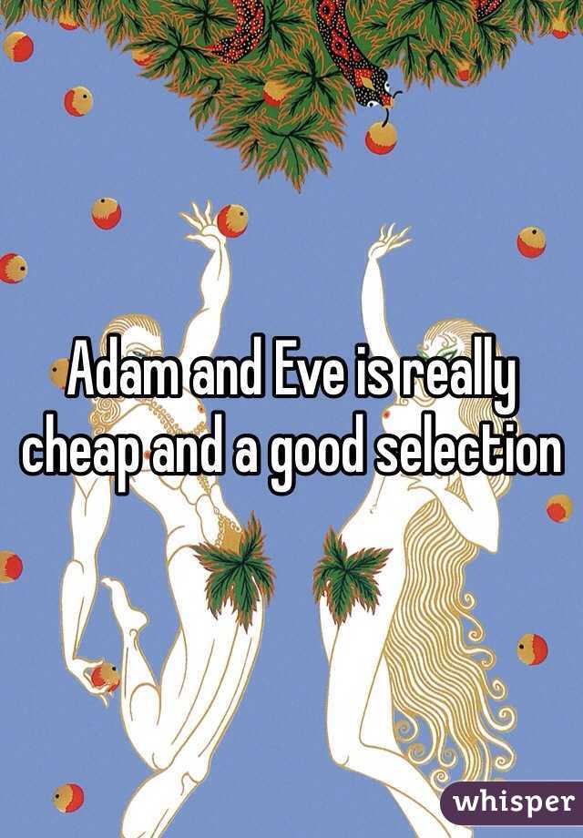Adam and Eve is really cheap and a good selection 