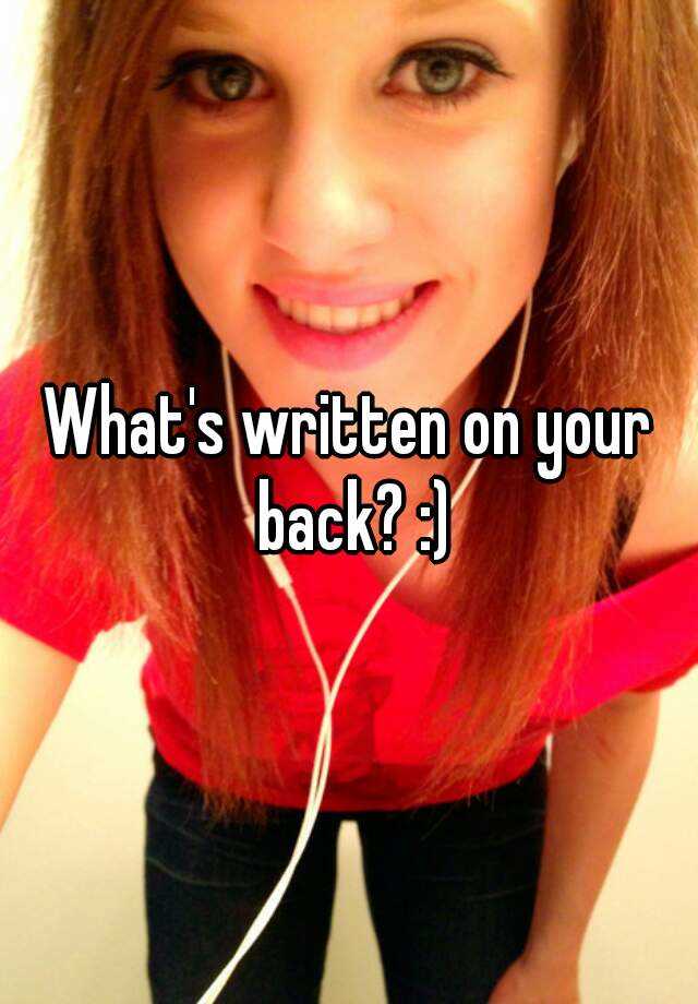 what-s-written-on-your-back