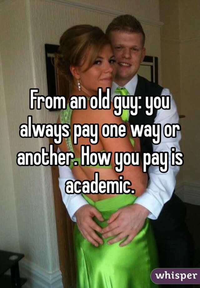 From an old guy: you always pay one way or another. How you pay is academic. 