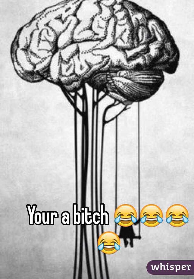 Your a bitch 😂😂😂😂