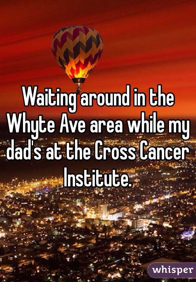 Waiting around in the Whyte Ave area while my dad's at the Cross Cancer Institute. 