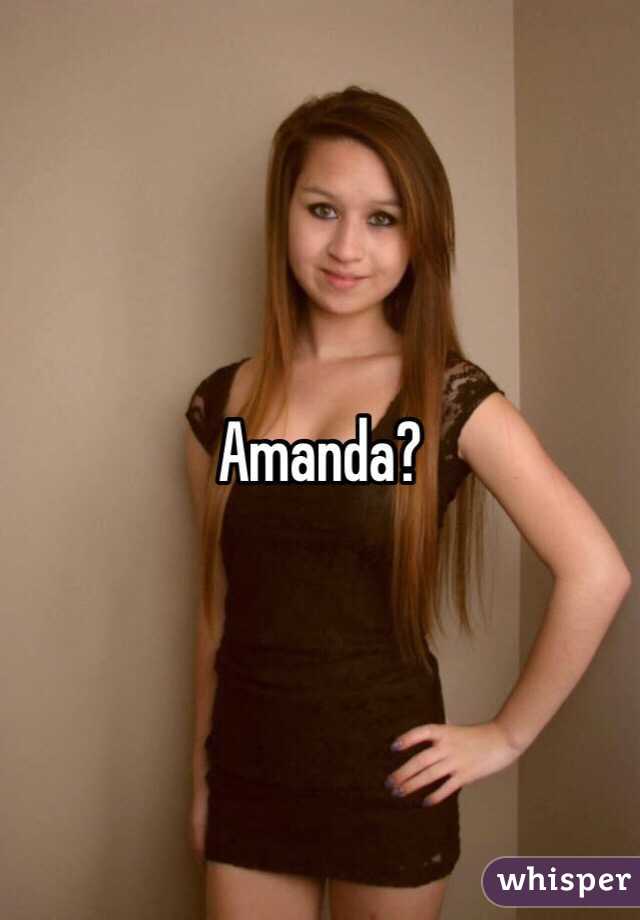 Amanda?