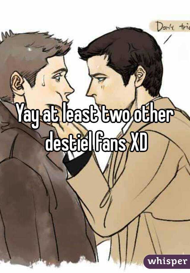 Yay at least two other destiel fans XD