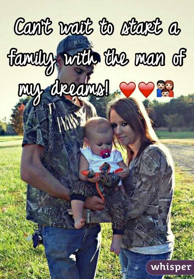 Can't wait to start a family with the man of my dreams! ❤️❤️👪 