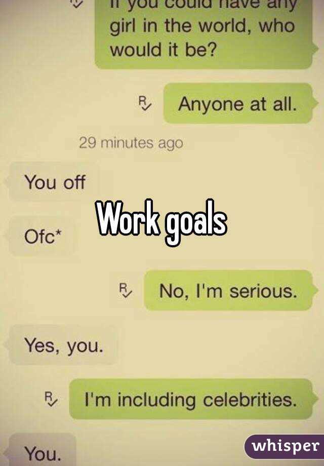 Work goals