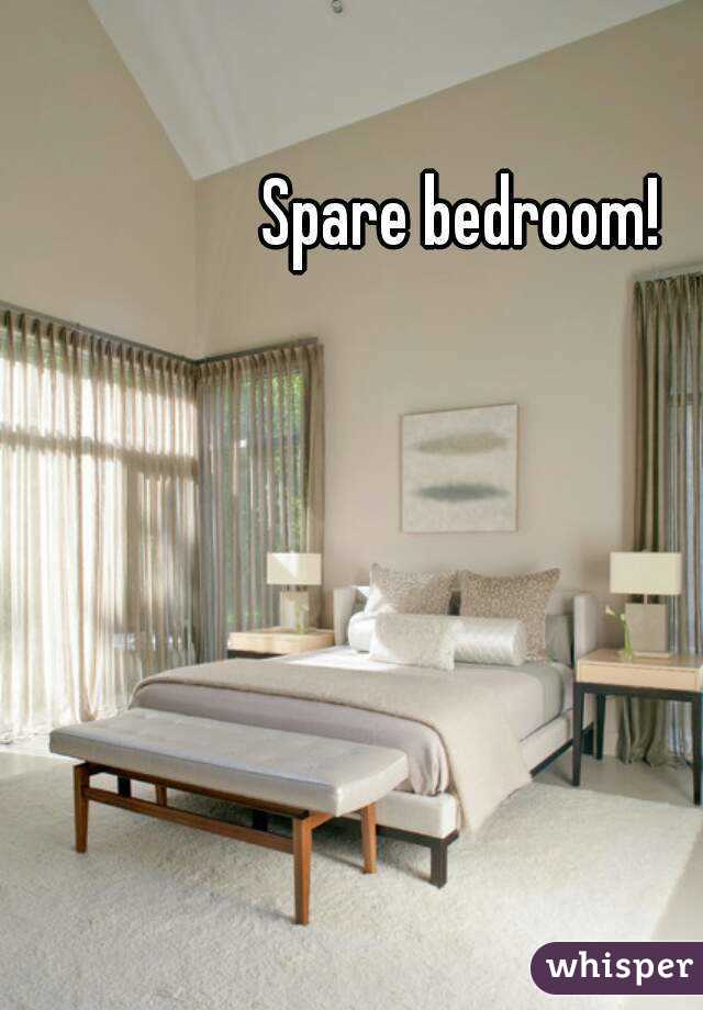 Spare bedroom! 