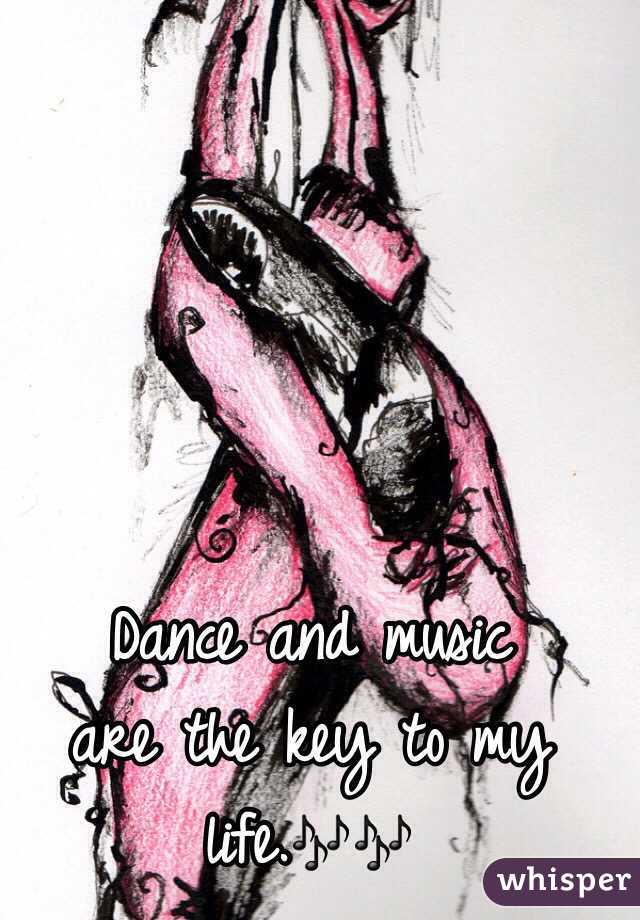 Dance and music 
are the key to my life.🎶🎶
