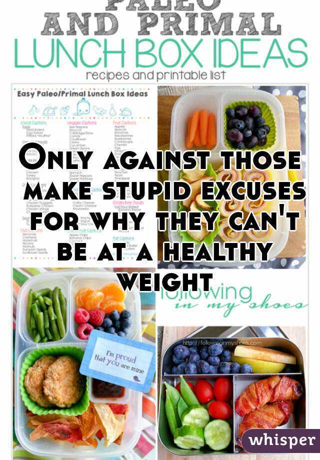 Only against those make stupid excuses for why they can't be at a healthy weight