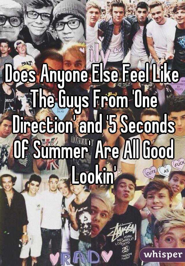 Does Anyone Else Feel Like The Guys From 'One Direction' and '5 Seconds Of Summer' Are All Good Lookin'