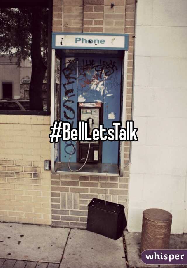 #BellLetsTalk 