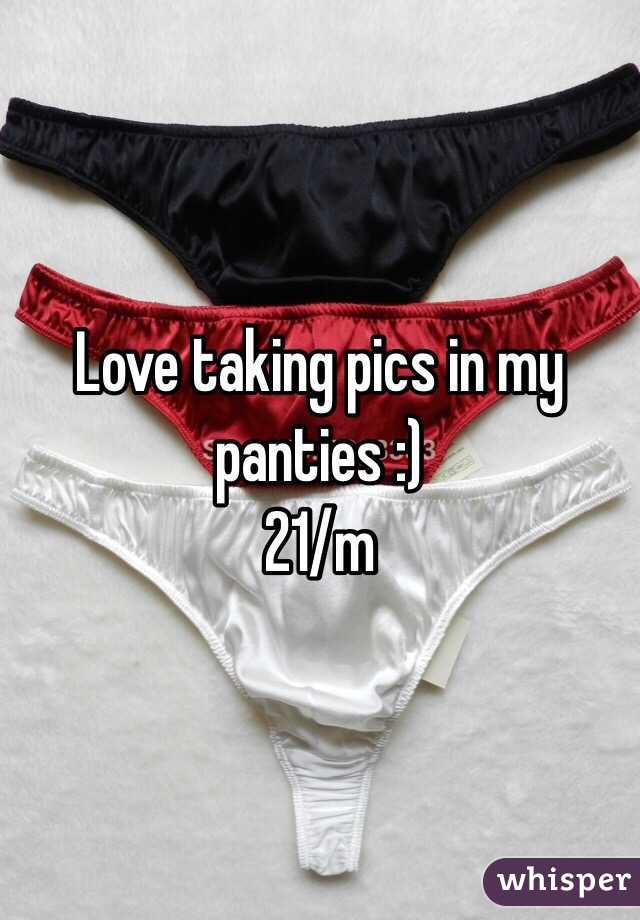 Love taking pics in my panties :) 
21/m