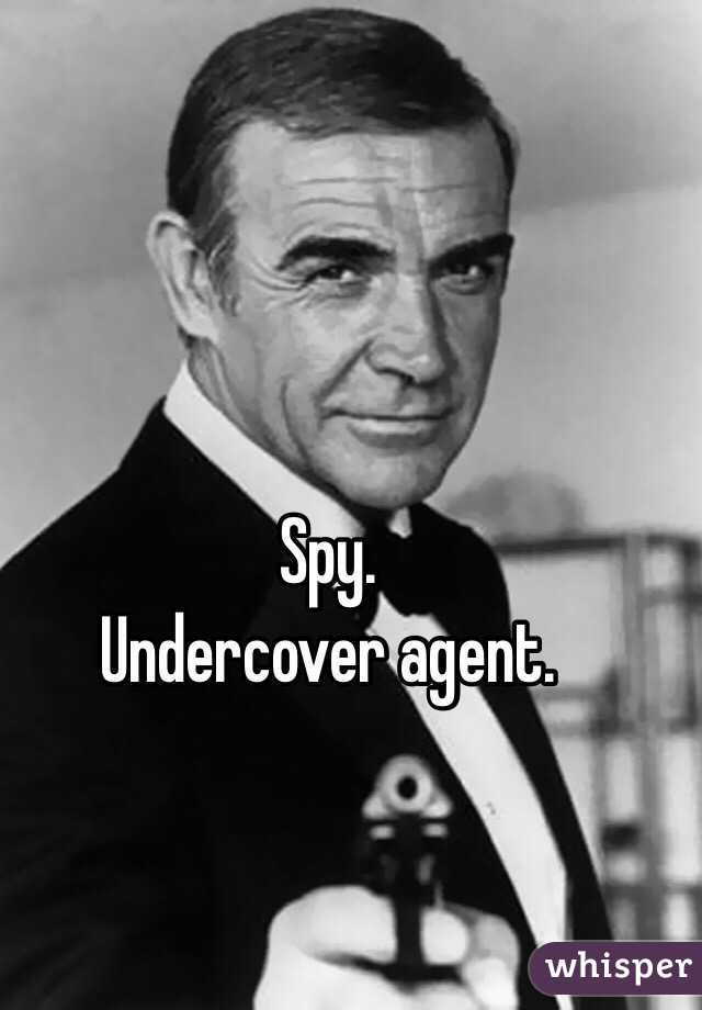 Spy. 
Undercover agent. 
