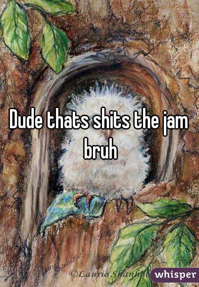 Dude thats shits the jam bruh