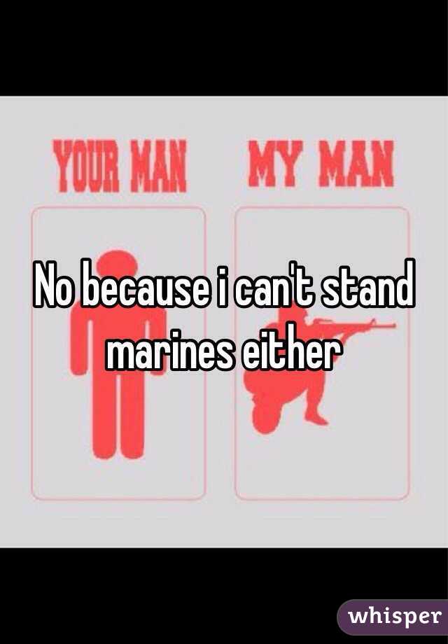 No because i can't stand marines either 