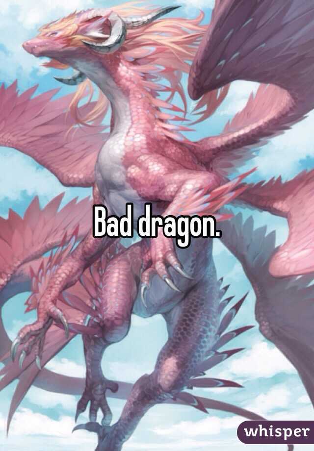 Bad dragon. 