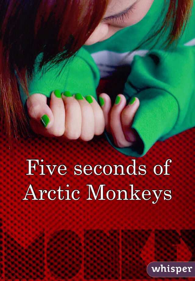 Five seconds of Arctic Monkeys