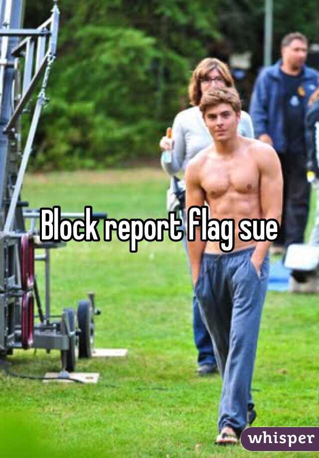 Block report flag sue 