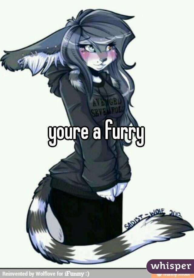 youre a furry