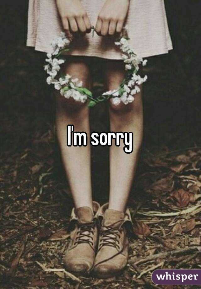 I'm sorry
