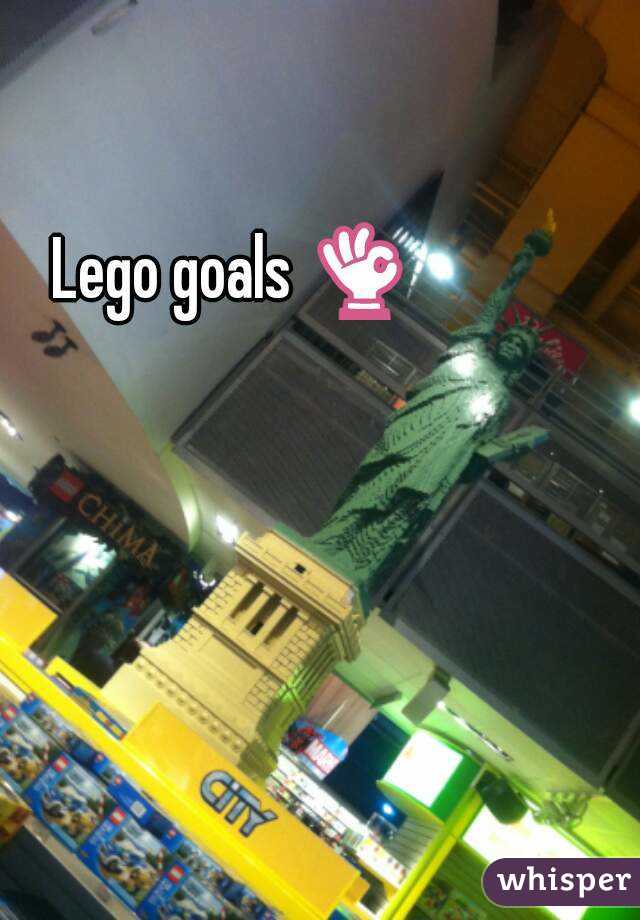 Lego goals 👌