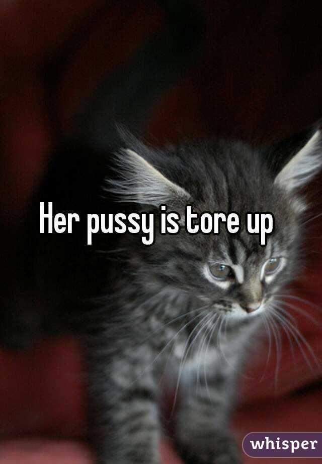 Her pussy is tore up 