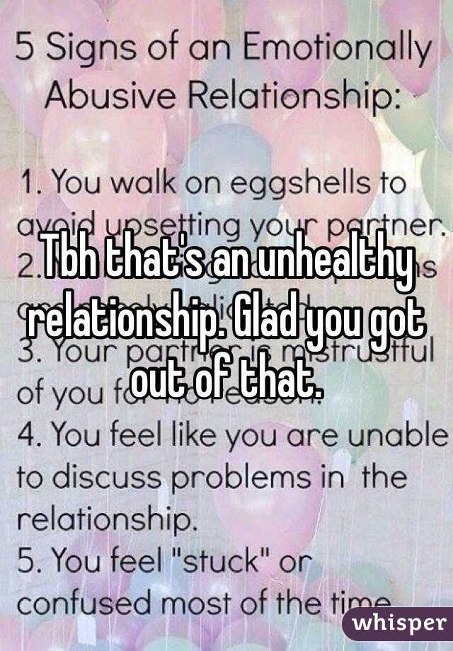 Tbh that's an unhealthy relationship. Glad you got out of that.