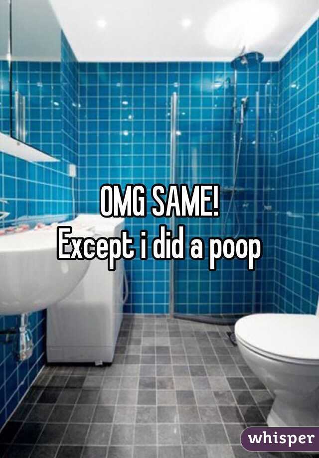 OMG SAME! 
Except i did a poop