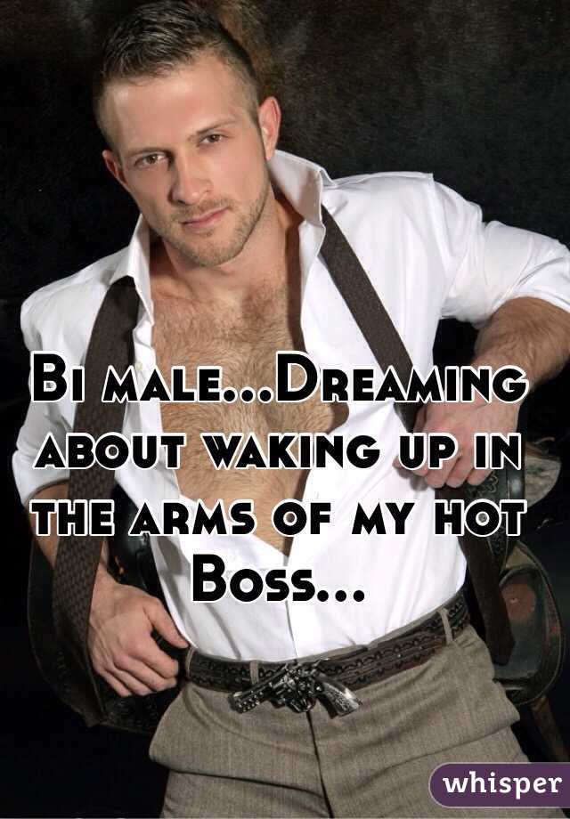 Bi male...Dreaming about waking up in the arms of my hot Boss...