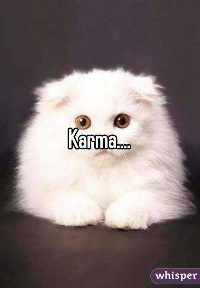 Karma....