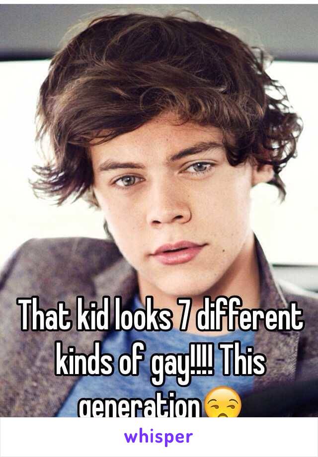 That kid looks 7 different kinds of gay!!!! This generation😒