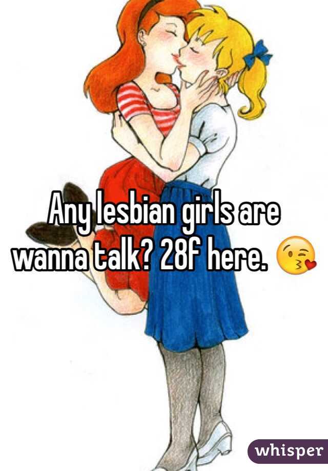 Any lesbian girls are wanna talk? 28f here. 😘
